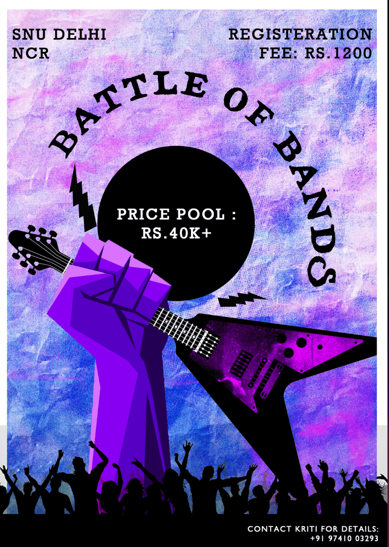 BATTLE OF BANDS poster